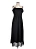 Vera Wang 100% Polyester Solid Black Cocktail Dress Size L - photo 1