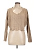Le Lis Metallic Tan Pullover Sweater Size L - photo 1