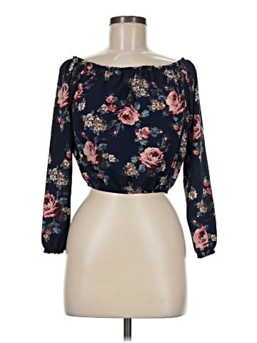 Polly & Esther 3/4 Sleeve Blouse (view 1)