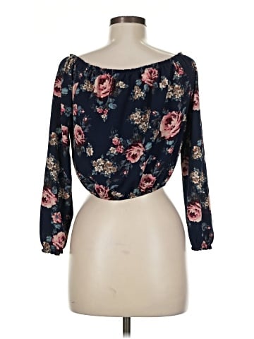 Polly & Esther 3/4 Sleeve Blouse (view 2)