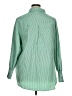 Unbranded Houndstooth Green Long Sleeve Button-Down Shirt Size XL - photo 2