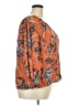 Old Navy 100% Rayon Orange 3/4 Sleeve Blouse Size 3X - photo 4