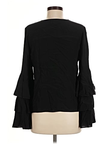 Alexis Long Sleeve Silk Top (view 2)