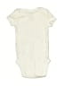 Just One You Made by Carter's Solid Ivory Short Sleeve Onesie Size Newborn - photo 2