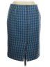 Talbots Houndstooth Blue Formal Skirt Size 14 - photo 2