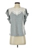 Shein Gray Short Sleeve Top Size 4 - photo 1