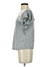 Shein Gray Short Sleeve Top Size 4 - photo 5