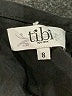 Tibi 100% Silk Chevron-herringbone Aztec Or Tribal Print Black Cocktail Dress Size 8 - photo 7