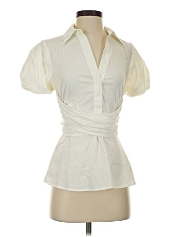 BCBGMAXAZRIA Short Sleeve Blouse (view 1)