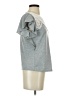 Shein Gray Short Sleeve Top Size 4 - photo 4