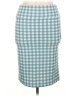 Lularoe Checkered-gingham Teal Casual Skirt Size XL - photo 1