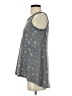 LC Lauren Conrad Stars Gray Sleeveless Blouse Size XS - photo 5