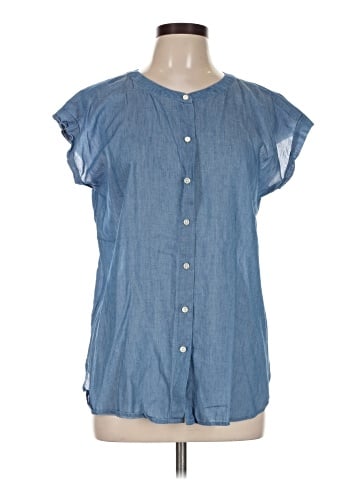 Ann Taylor LOFT Short Sleeve Blouse (view 1)