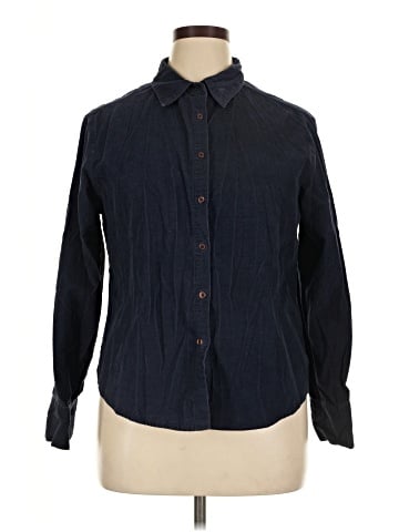 Basic Editions Long Sleeve Button-Down Shirt (view 1)