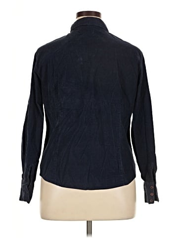 Basic Editions Long Sleeve Button-Down Shirt (view 2)