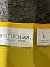 Bisou Bisou Yellow 3/4 Sleeve Blouse Size L - photo 7