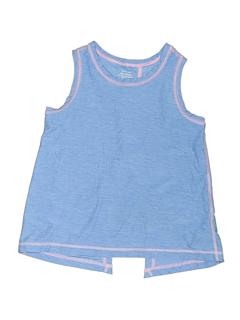 Pre-owned Hanna Andersson Kids' Sleeveless T-shirt In Blue