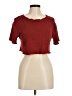 Out From Under Red Short Sleeve Top Size M - photo 1