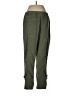 Chico's 100% Polyester Solid Green Casual Pants Size Med (1) - photo 2