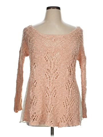 Knitted & Knotted Pullover Sweater (view 1)