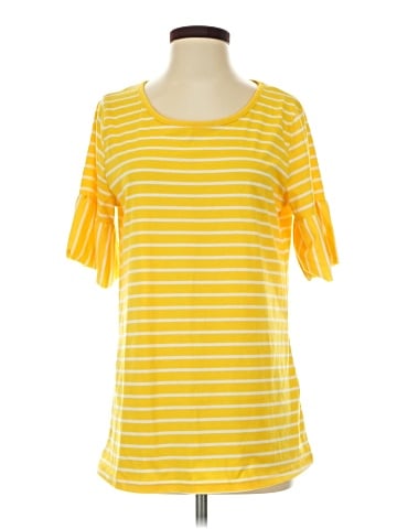 Tickled Teal Short Sleeve Top (view 1)