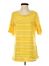 Tickled Teal Yellow Short Sleeve Top Size S - photo 1