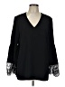 Jones Studio Black 3/4 Sleeve Blouse Size L - photo 1