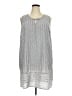 Espresso 100% Polyester Stripes Silver Casual Dress Size 3X - photo 1