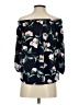 Unbranded 100% Polyester Blue 3/4 Sleeve Blouse Size S - photo 2
