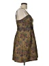 Free People 100% Polyester Paisley Brown Cocktail Dress Size 10 - photo 4