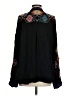 Johnny Was 100% Rayon Black Long Sleeve Blouse Size XS - photo 2