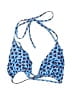 Assorted Brands Animal Print Blue Swimsuit Top Size S - photo 1