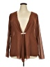 Shein Curve 100% Polyester Brown Long Sleeve Blouse Size 20 Plus (4) - photo 1