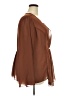 Shein Curve 100% Polyester Brown Long Sleeve Blouse Size 20 Plus (4) - photo 4