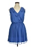 Iz Byer 100% Polyester Solid Blue Casual Dress Size XL - photo 1