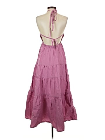 Madewell Sidonie Poplin Maxi Dress (view 2)
