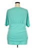 Heart Soul Teal Short Sleeve Top Size 3X - photo 2
