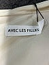 Avec Les Filles 100% Polyester Ivory Cocktail Dress Size 12 - photo 7