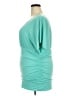 Heart Soul Teal Short Sleeve Top Size 3X - photo 5