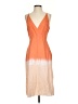 Tome Tie-dye Orange Cocktail Dress Size 4 - photo 1