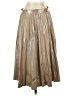 Maeve 100% Polyester Metallic Gold Silver Formal Skirt Size S - photo 1