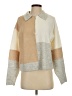 Takara Color Block Tan Pullover Sweater Size S - photo 1