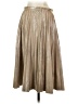 Maeve 100% Polyester Metallic Gold Silver Formal Skirt Size S - photo 2