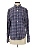 Bonobos Plaid Blue Long Sleeve Button-Down Shirt Size S - photo 1