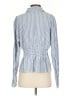 Max Studio Stripes Blue Long Sleeve Blouse Size S - photo 2
