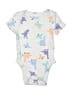 Jumping Beans Print Silver Short Sleeve Onesie 6-9 MO / 9 MO - photo 1