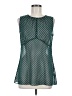 CAbi 100% Polyester Teal Sleeveless Blouse Size S - photo 1
