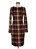 Unbranded Plaid Brown Casual Dress Size M - photo 1
