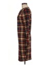 Unbranded Plaid Brown Casual Dress Size M - photo 5