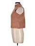 Express 100% Nylon Tan Sweater Vest Size L - photo 5